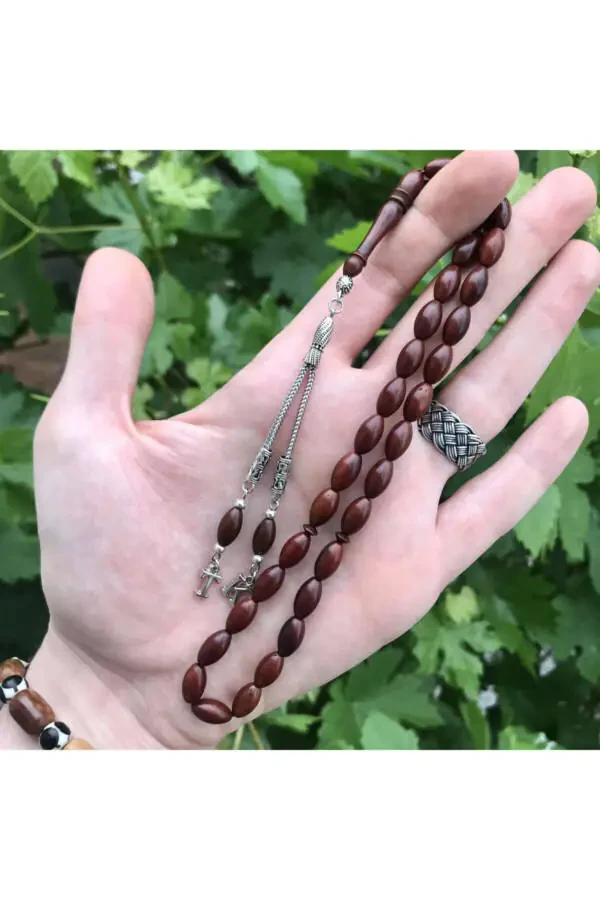 Arpa yig‘ish Kuka Seni juda yaxshi ko‘raman yozilgan yog‘och quti ichidagi tasbeh - 2