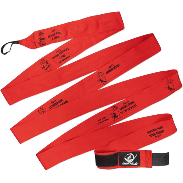 ArrowWay Instructional Hand Wraps w/ Printed Directions for Boxing & MMA - 142