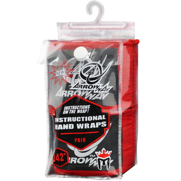 ArrowWay Instructional Hand Wraps w/ Printed Directions for Boxing & MMA - 142