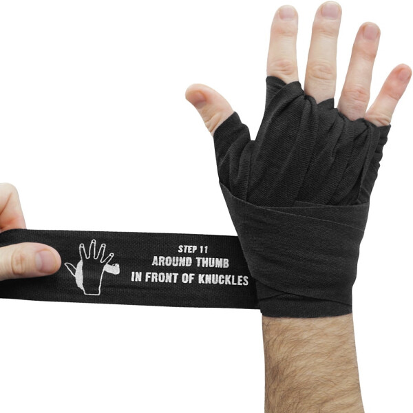 ArrowWay Instructional Hand Wraps w/ Printed Directions for Boxing & MMA - 142