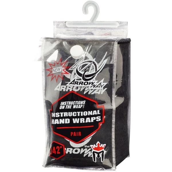ArrowWay Instructional Hand Wraps w/ Printed Directions for Boxing & MMA - 142
