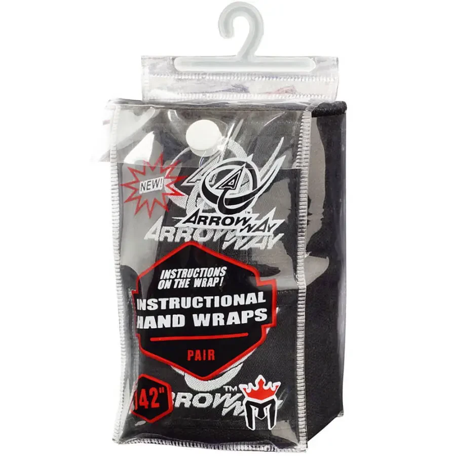 ArrowWay Instructional Hand Wraps w/ Printed Directions for Boxing & MMA - 142