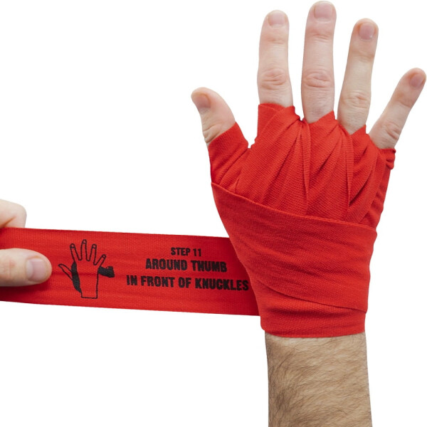 ArrowWay Instructional Hand Wraps w/ Printed Directions for Boxing & MMA - 142