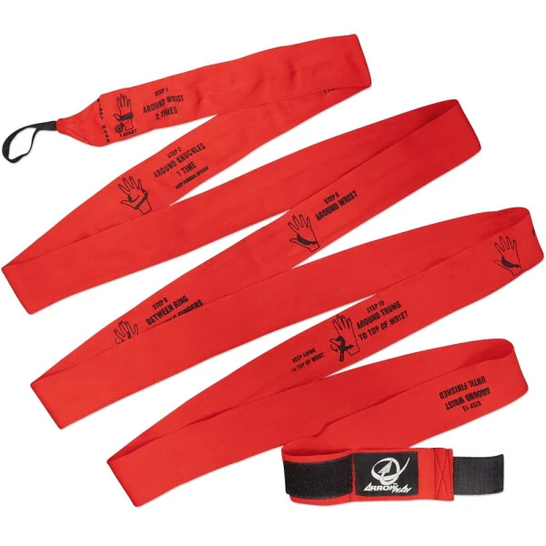 ArrowWay Instructional Hand Wraps w/ Printed Directions for Boxing & MMA - 142