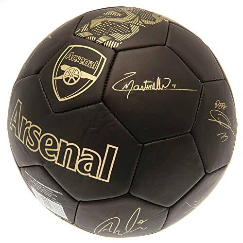 Arsenal F.C. Futbol İmzalı Altın PH - 5