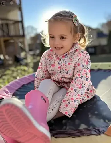 Arshiner Girl Baby Kid Suv o'tkazmaydigan Kapüşonlu Palto Kurtka Ustki kiyim Yomg'ir Palto Kapüşonlar - 5