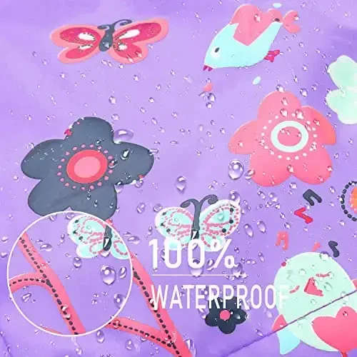 Arshiner Girl Baby Kid Suv o'tkazmaydigan Kapüşonlu Palto Kurtka Ustki kiyim Yomg'ir Palto Kapüşonlar - 6