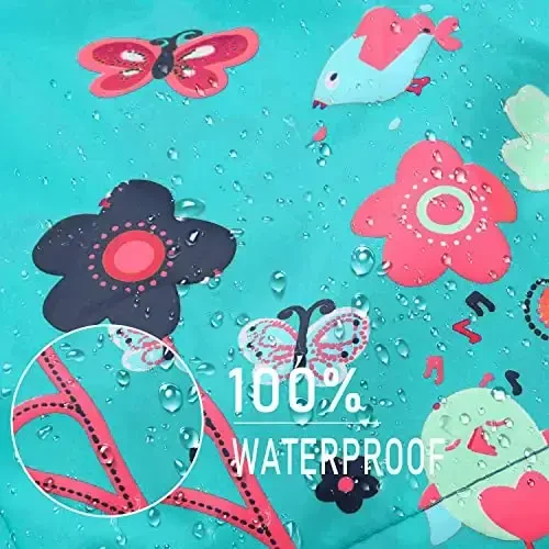 Arshiner Girl Baby Kid Waterproof Hooded Coat Jacket Outwear Raincoat Hoodies - 6