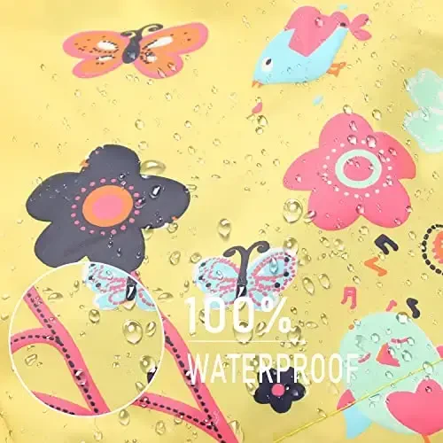 Arshiner Girl Baby Kid Waterproof Hooded Coat Jacket Outwear Raincoat Hoodies - 6