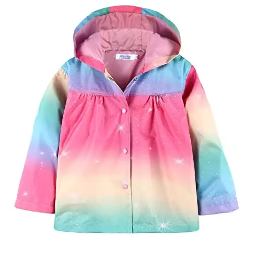Arshiner Girl Baby Kid Waterproof Hooded Coat Jacket Outwear Raincoat Hoodies 