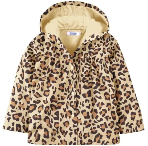 Arshiner Girl Baby Kid Waterproof Hooded Coat Jacket Outwear Raincoat Hoodies - 1
