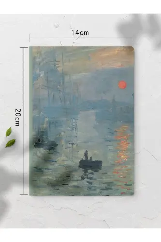 Art Themed Notebook Set - 4 Pieces - 14cm*20cm - 64 Pages - Unlined - Art - 5