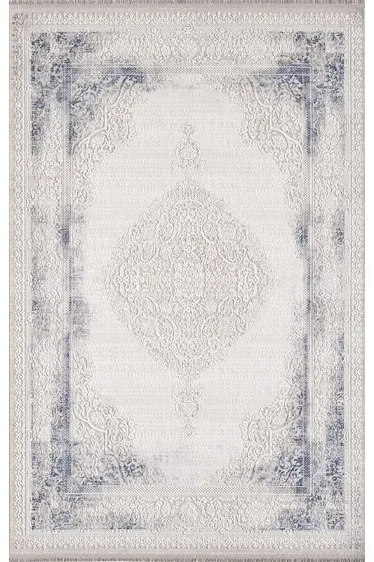 Artemis- - 02517A-blue-cream rug-GRAY BLUE - ARTEMIS HALI
