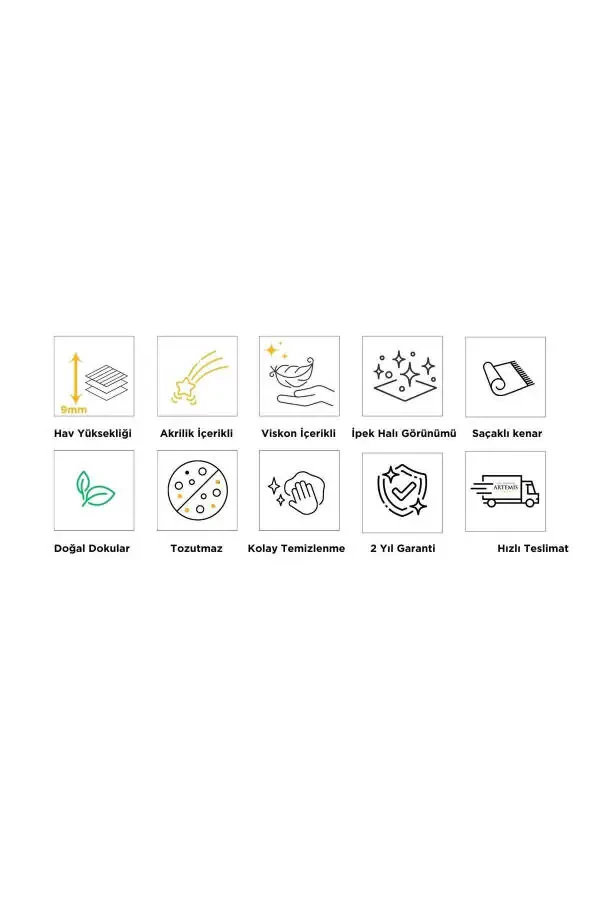 Artemis Carpet 02495C Gold Cream Framed Striped Carpet - 3