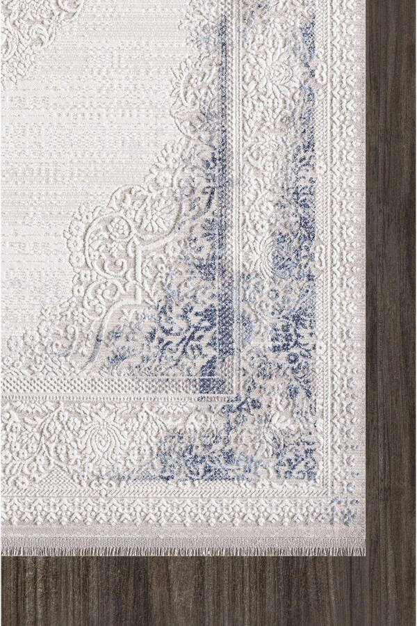 Artemis Rug 02517A Blue Cream Classic Centered Rug - 2