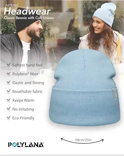 Artexia Beanies Hats Men - Beanie for Women - Winter Hats for Women - Unisex Winter Hat - Mens Beanie and Womens Beanie - 3