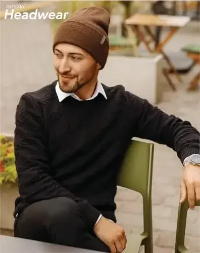 Artexia Beanies Shlyapalar Erkaklar - Ayollar uchun Beanie - Ayollar uchun qishki shlyapalar - Unisex qishki shlyapa - Erkaklar Beanie va Ayollar Beanie - ARTEXIA (1)