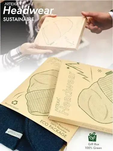 Artexia шапки-бини мужские - бини для женщин - зимние шапки для женщин - зимняя шапка унисекс - мужская и женская шапка-бини - 5