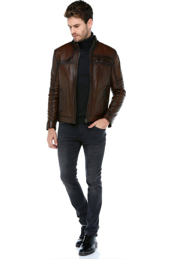 Arthur Genuine Leather Men's Jacket - 3