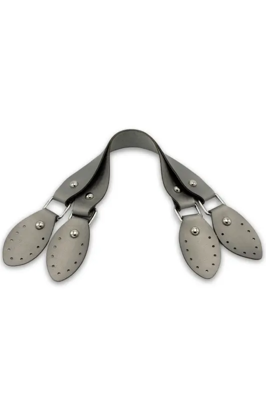 Artificial Leather Bag Handle 43cm Grey - 1