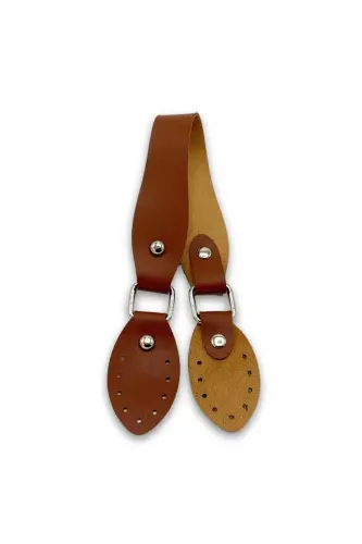 Artificial Leather Bag Handle 43cm Tan - 5