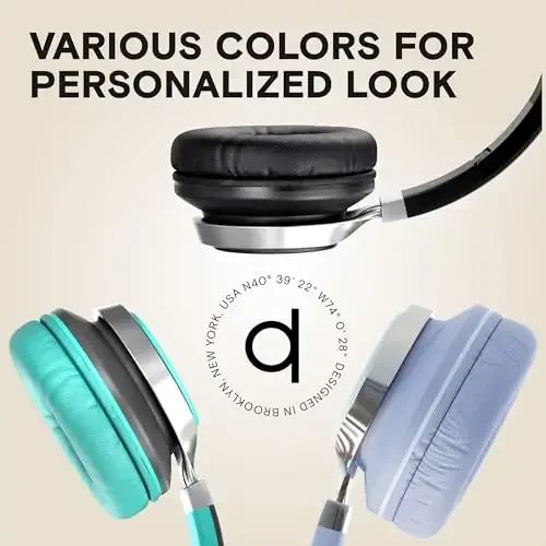 ARTIX CL750 On-Ear Headphones Wired with Mic and Volume Control — Noise Isolating Corded Over Ear Headphones with Microphone for Laptop and Computer, Plug in Headset with Cord (Aux Jack 3.5mm) - 7