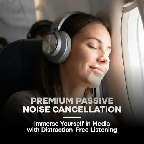 ARTIX CL750 On-Ear Headphones Wired with Mic and Volume Control — Noise Isolating Corded Over Ear Headphones with Microphone for Laptop and Computer, Plug in Headset with Cord (Aux Jack 3.5mm) - 4