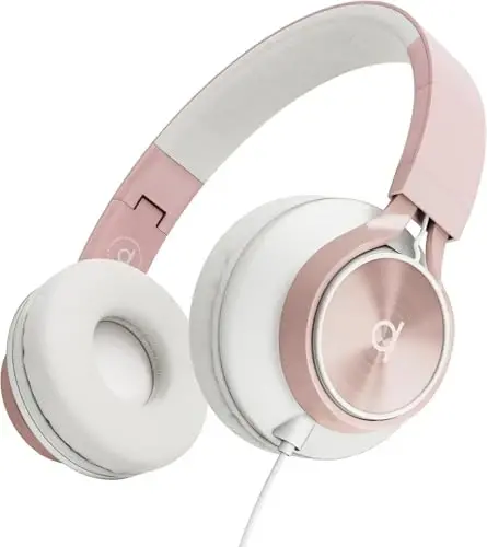 ARTIX CL750 Проводные наушники с микрофоном и регулятором громкости — Звукоизолирующие накладные наушники для компьютера и ноутбука, проводные, со штекером, накладные наушники с проводом (складные, разъем Aux 3,5 мм) - 1