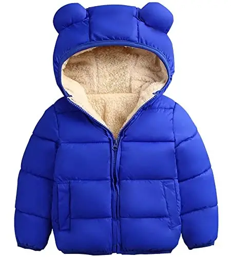 ARTMINE Baby Toddler Boys Girls Winter Down Coats with Hoods, 12M - 5Y - ARTMINE