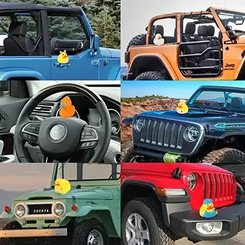 Arttyma Rubber Ducks in Bulk,Assortment Duckies for Jeep Ducking Floater Duck Bath Toys Party Favors (50-Pack) - 3