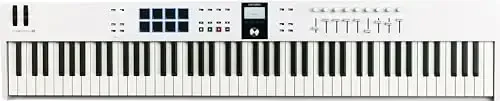 Arturia KeyLab Essential 88 mk3 — 88 key USB MIDI Controller Keyboard with Analog Lab V Software Included, White - 2