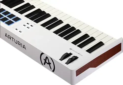 Arturia KeyLab Essential 88 mk3 — 88 key USB MIDI Controller Keyboard with Analog Lab V Software Included, White - 5