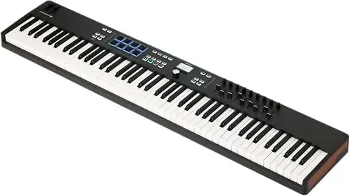Arturia KeyLab Essential 88 mk3 — Analog Lab V dasturi bilan birga keladigan 88 ta USB MIDI Controller klaviatura, qora - 5