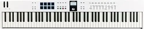 Arturia KeyLab Essential 88 mk3 — 88 key USB MIDI Controller Keyboard with Analog Lab V Software Included, White - 2