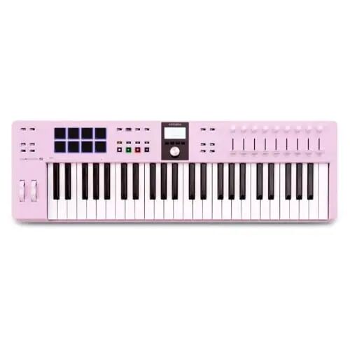 Arturia KeyLab Essential mk3 USB MIDI Controller, 49 Keys, Rose Quartz - ARTURIA