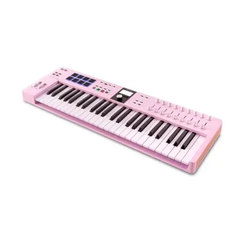 Arturia KeyLab Essential mk3 USB MIDI Controller, 49 Keys, Rose Quartz - 3