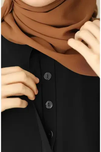 Arya Jiyda Ko'ylak Ferace Qora - SUHNEVA (1)