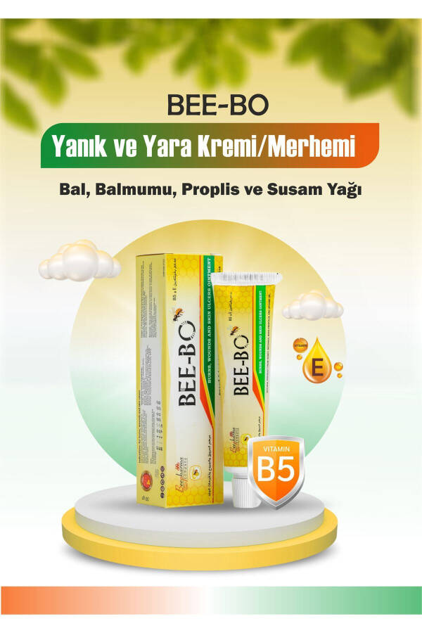 Asal, mum, propolis va kunjut yog'li kuyish va yara kremi/malhami 30gr - 1