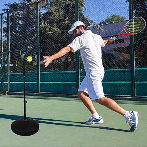 ASENVER Tenis Antrenörü Sekme Pratik Aracı Ekipmanı Çocuk ve Yetişkin Başlangıç Seviyesi İçin - 2