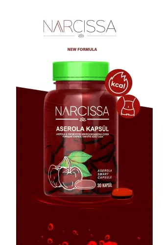 Aserola Kapsuli & Probiotik Mikroorganizmlarni O'z Ichiga Olgan Detox Kapsuli - NARCISSA (1)