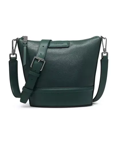 Ash Adjustable Top Zipper Crossbody-Deep Forest - 1