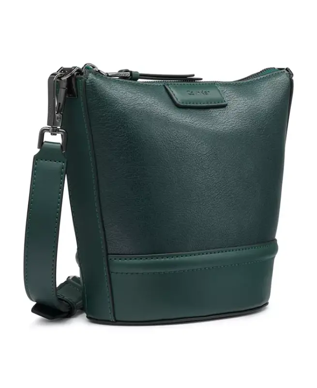 Ash Adjustable Top Zipper Crossbody-Deep Forest - 3
