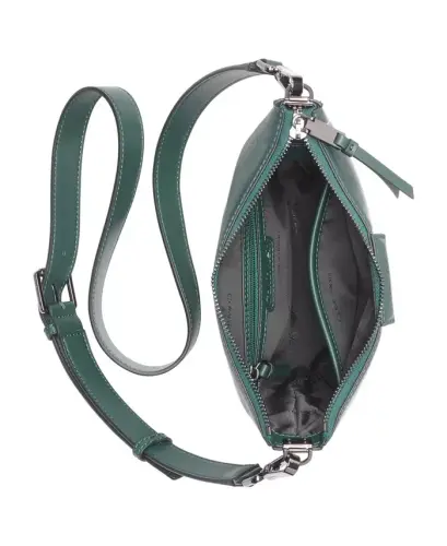 Ash Adjustable Top Zipper Crossbody-Deep Forest - 4