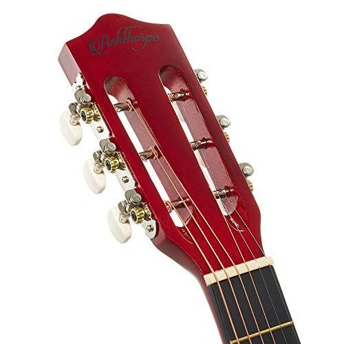 Ashthorpe 30-inch Beginner Acoustic Guitar Package (Red), Basic Starter Kit w/Gig Bag, Strings, Strap, Tuner, Picks - 3