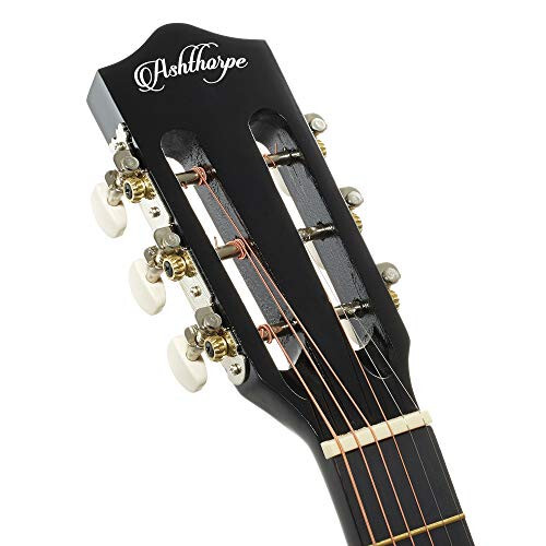 Ashthorpe 38-inch Başlangıç Akustik Gitar Paketi (Sunburst), Gig Çantası, Teller, Kordon, Akort Aleti, Pitch Pipo, Pena ile Temel Başlangıç Seti - 3