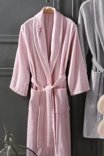 Asia 16 Pcs Boxed Dowry Family Bathrobe Set | Bathrobe Set | Dowry Set-Gray Powder - 3