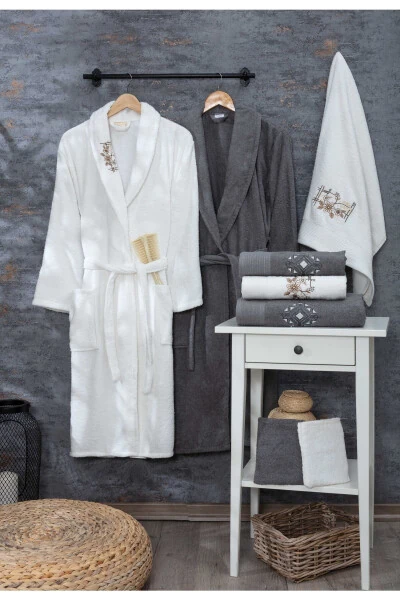 Asia 16 Piece Boxed Bridal Family Robe Set | Robe Set | Bridal Set | Robe | Robe Set - GÜVENAL