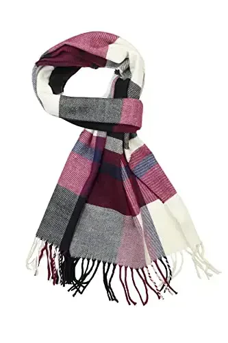 Achillea CasModazoneere Feel Tartan Plaid Scarf - Classic Winter Scarf for Men & Women, Scottish Heritage Holiday Gift - 2