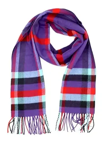 Achillea CasModazoneere Feel Tartan Plaid Scarf - Classic Winter Scarf for Men & Women, Scottish Heritage Holiday Gift - 2