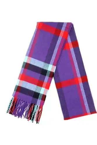 Achillea CasModazoneere Feel Tartan Plaid Scarf - Classic Winter Scarf for Men & Women, Scottish Heritage Holiday Gift - 3